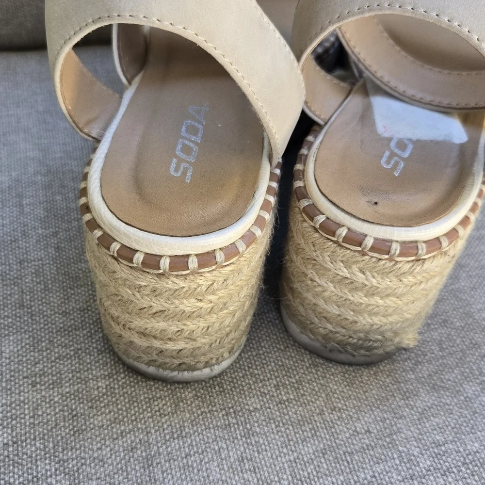 Soda Cream Espadrille Wedge